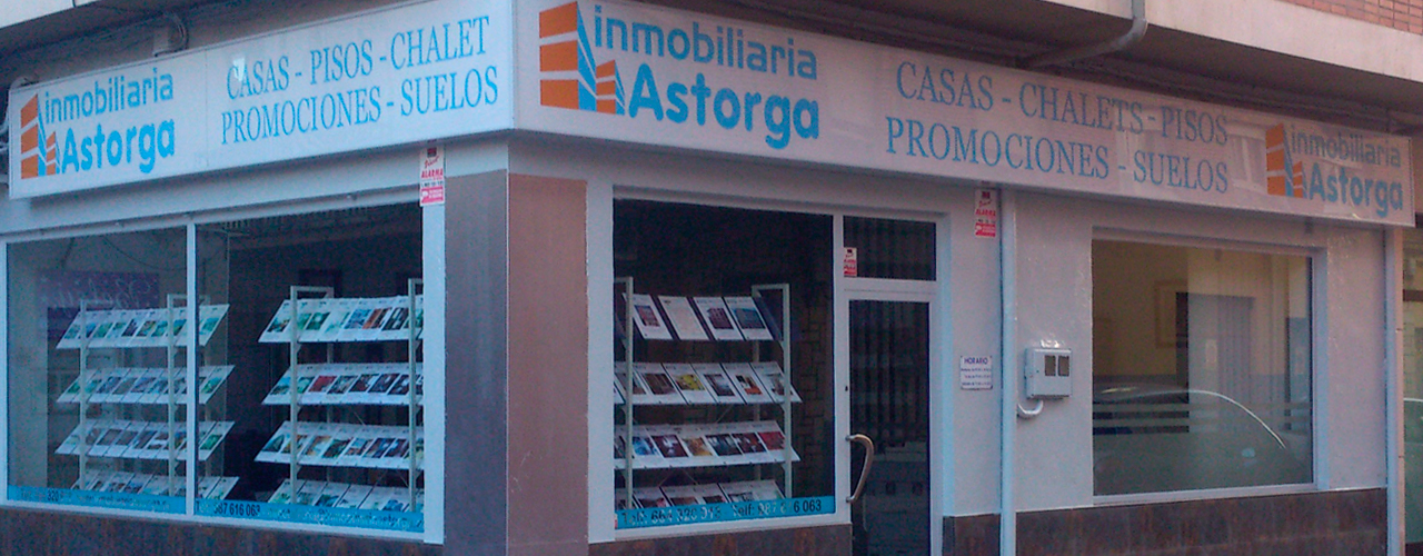 Profesionales inmobiliarios desde 2007, INMOBILIARIA ASTORGA es líder de las inmobiliarias en Astorga. Alquiler de pisos en Astorga, venta pisos Astorga.